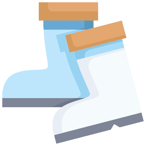 Boots shoes protection footwear icon Boots shoes protection footwear icon