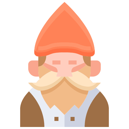 Gnome legend folklore fairy tale icon
