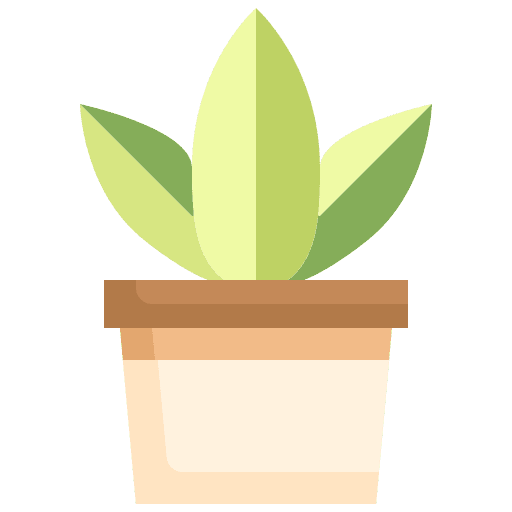 Plant pot leaf plant pot botanical icon