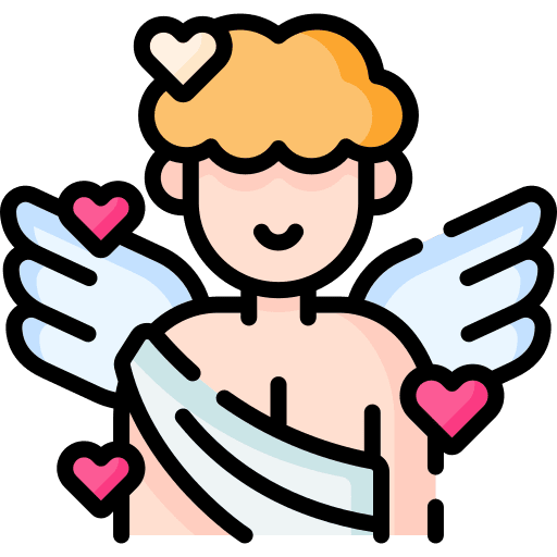 Cupid valentines day blonde caucasian icon