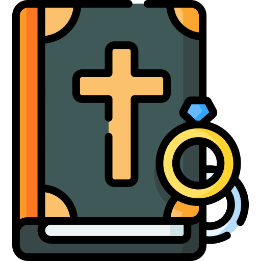 Bible cultures wedding book icon Bible cultures wedding book icon