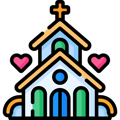 Church christian marriage protestant icon Church christian marriage protestant icon