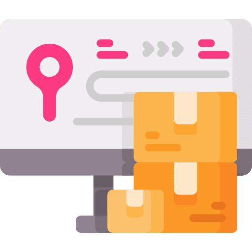 Shipment map location delivery map icon Shipment map location delivery map icon