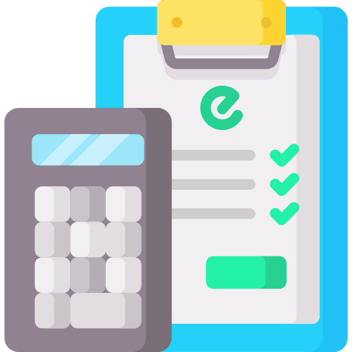 Budget ecommerce currency clipboard icon Budget ecommerce currency clipboard icon
