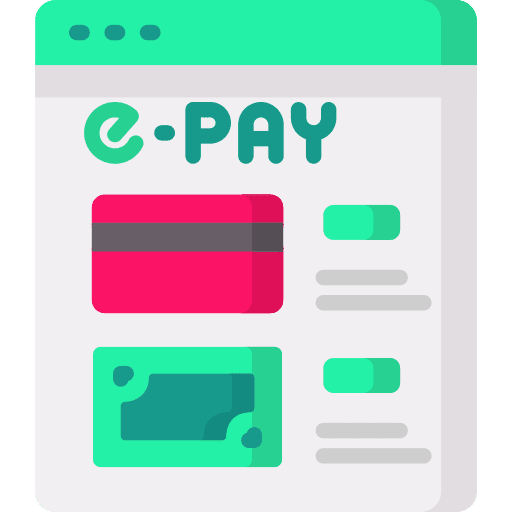Online payment credit card payment method dollar icon Online payment credit card payment method dollar icon