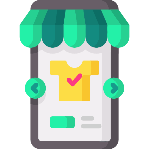 Online store clothes product online store icon Online store clothes product online store icon