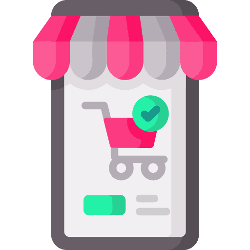 Online store online shopping ecommerce shopping cart icon Online store online shopping ecommerce shopping cart icon