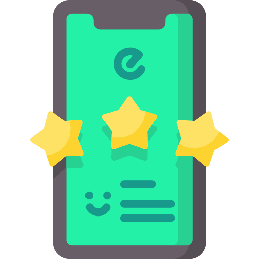 Rating ecommerce shop good review icon Rating ecommerce shop good review icon