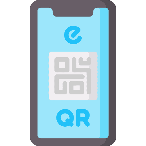 Qr code product online shopping ecommerce icon Qr code product online shopping ecommerce icon