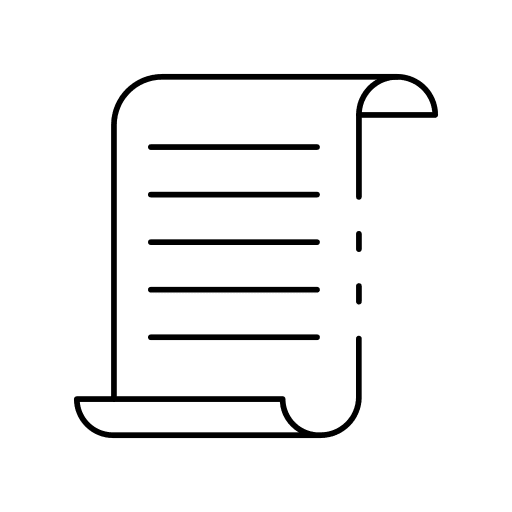 Paper white paper paper text icon