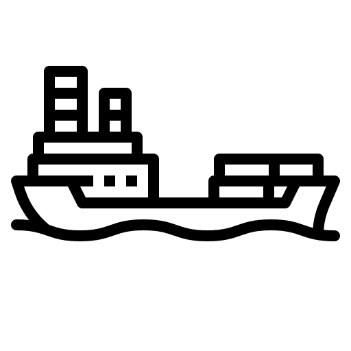 Cargo ship cargo ship transportation icon