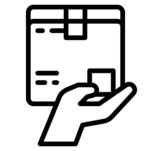 Delivery shipping and delivery order delivery box icon