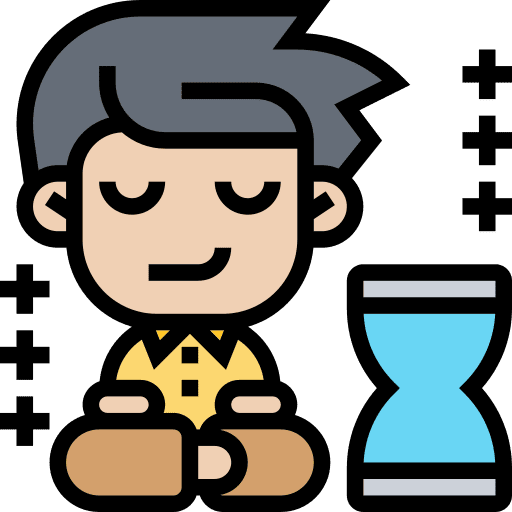 Patience people mental health time icon