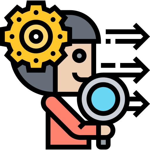 Vision purpose product magnifier icon