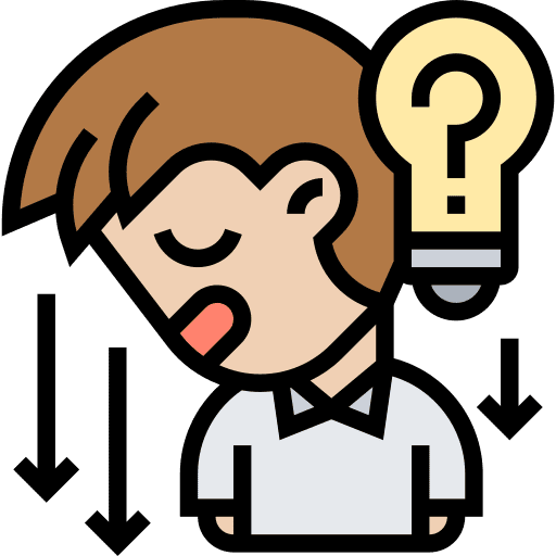 Empty thinking idea empty icon Empty thinking idea empty icon