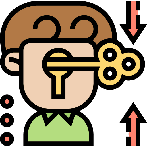 Key business and finance solving solution icon Key business and finance solving solution icon