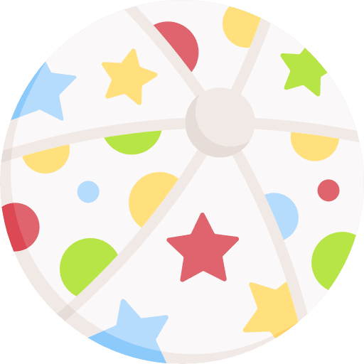 Ball fun kid and baby mega ball icon Ball fun kid and baby mega ball icon
