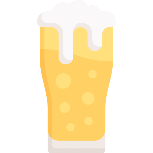 Beer drinks pint of beer drink icon