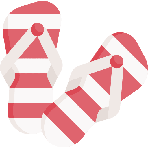 Flip flops flip flops slippers shoes icon