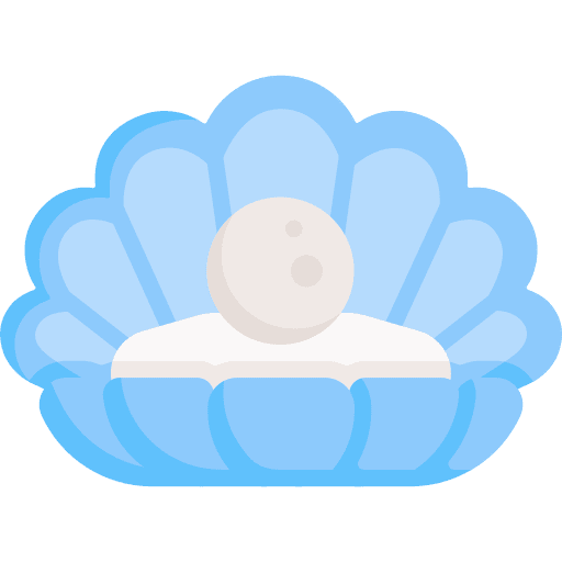 Oyster animals organic pearl icon Oyster animals organic pearl icon