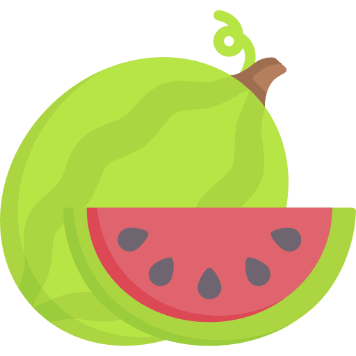 Watermelon watermelon vegan food and restaurant icon Watermelon watermelon vegan food and restaurant icon