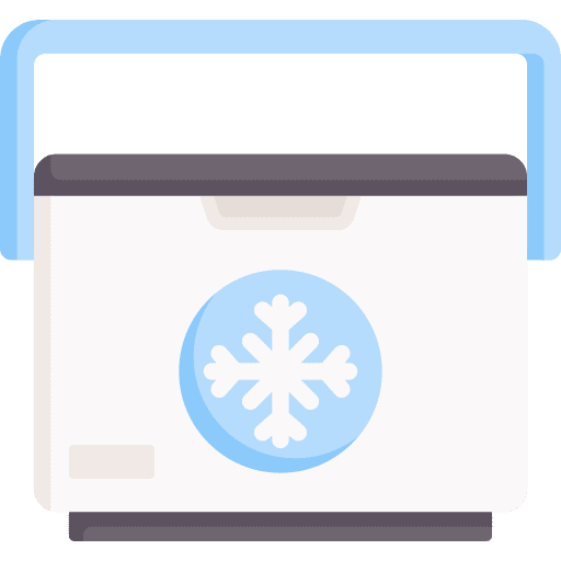 Freezer ice food and restaurant summertime icon Freezer ice food and restaurant summertime icon