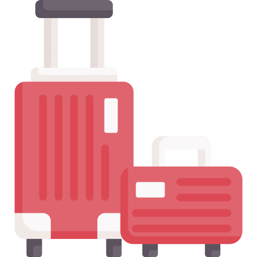 Luggage hotel trolley holidays icon Luggage hotel trolley holidays icon