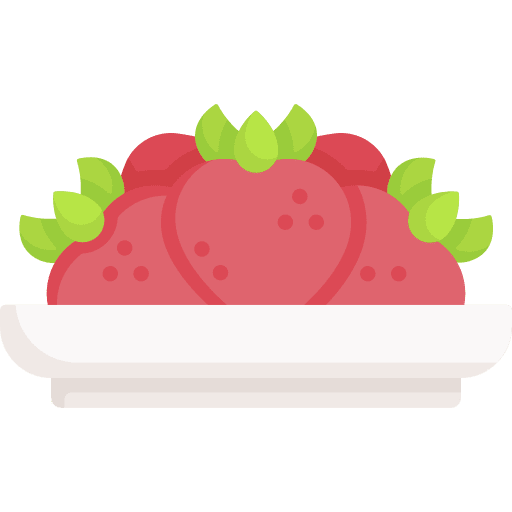 Strawberry diet healthy food vegan icon Strawberry diet healthy food vegan icon