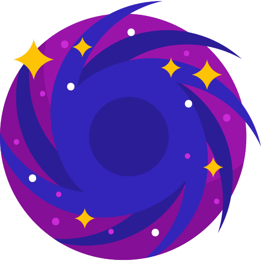 Black hole space science miscellaneous icon