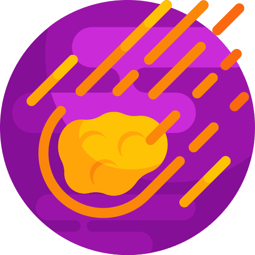 Meteorite collision galaxy miscellaneous icon Meteorite collision galaxy miscellaneous icon