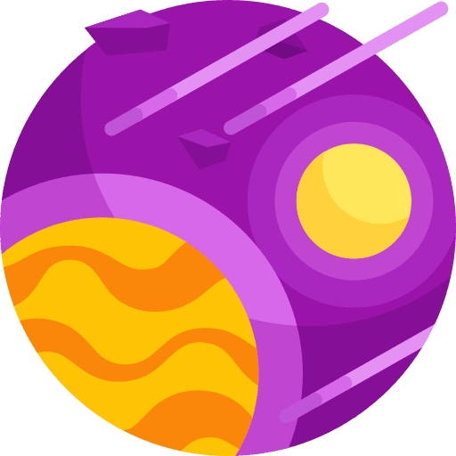 Planet universe nature solar system icon Planet universe nature solar system icon