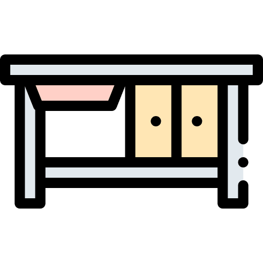 Cutting cut furniture and household butcher icon