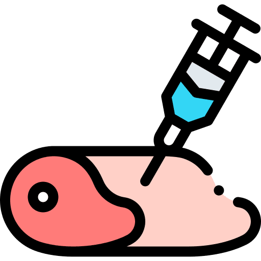 Meat food and restaurant lab meat icon