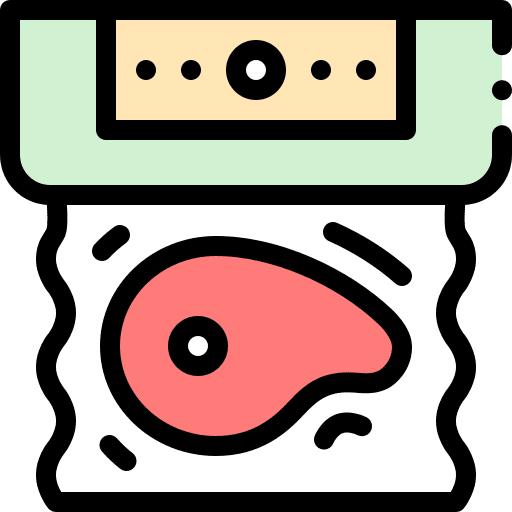Meat steak proteins food and restaurant icon