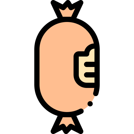 Sausage sausage cold meat food icon