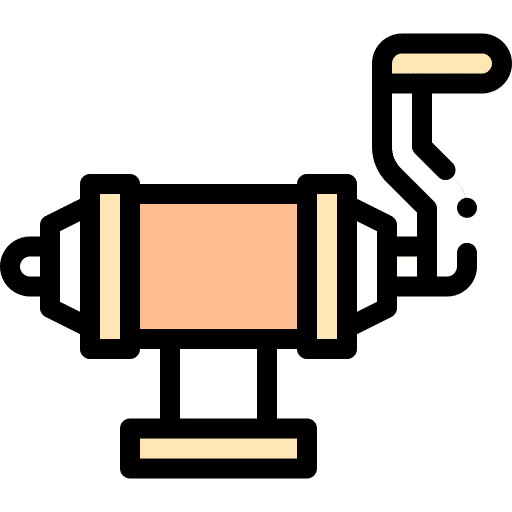 Butcher sausage food and restaurant kitchenware icon