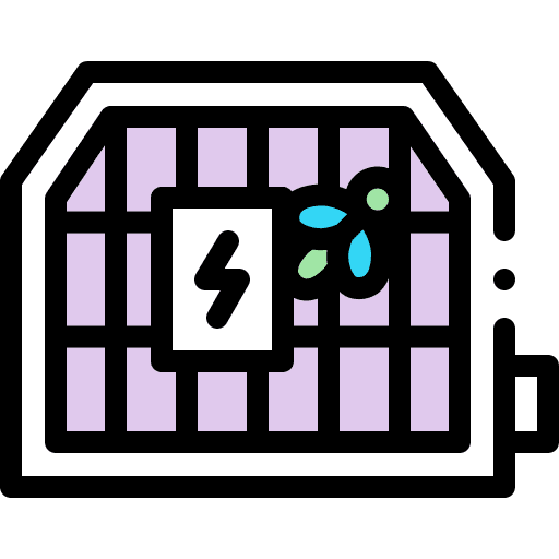 Electric zapper utensil fly swatter insect icon