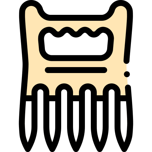 Holder food and restaurant holder meat icon