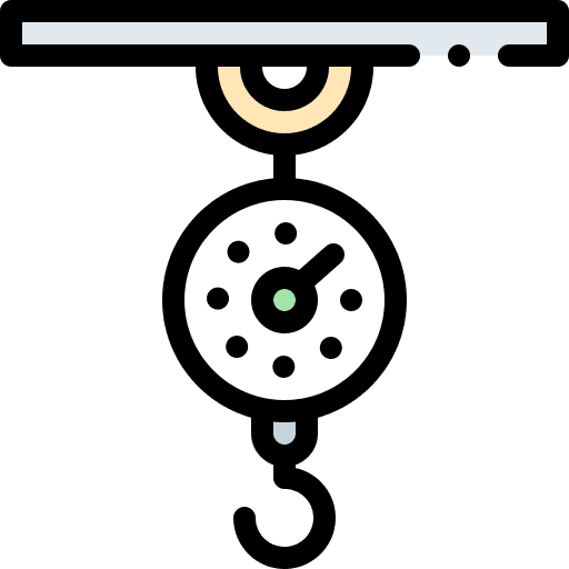 Hook food and restaurant weight food icon