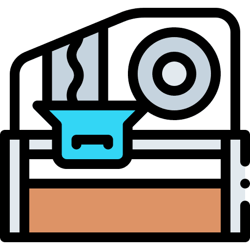 Meat slicer household food and restaurant meat slicer icon