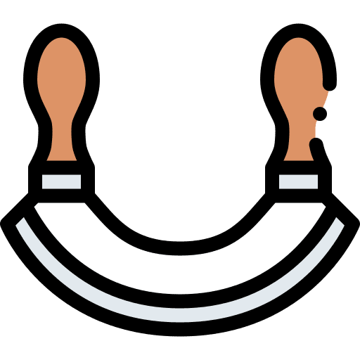 Mezzaluna cutting mezzaluna food and restaurant icon