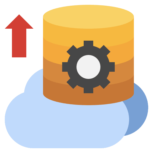Database jotta cloud cloud computing dedicated hosting icon Database jotta cloud cloud computing dedicated hosting icon