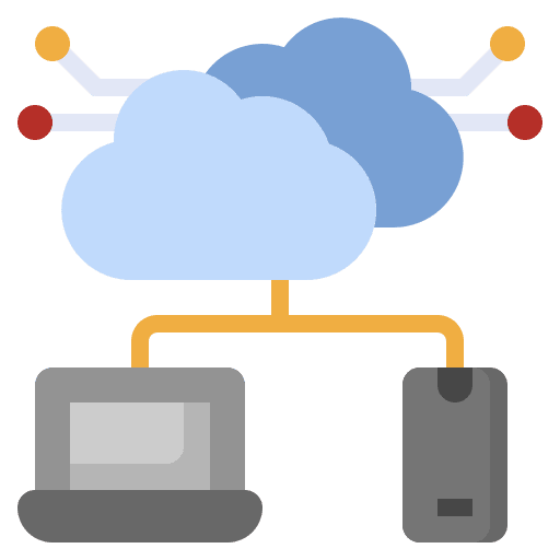 Demand computing computer elastic icon