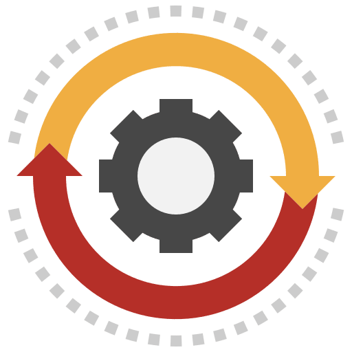 Operating system actions move gear icon Operating system actions move gear icon