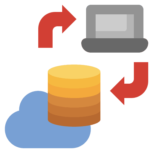 Data transfer cloud storage transfer data icon Data transfer cloud storage transfer data icon