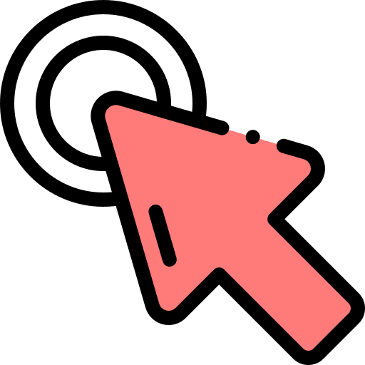 Double click mouse pointer click icon