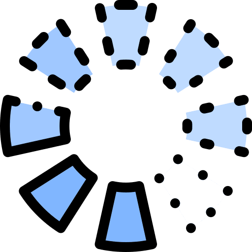 Loading progress ui fidget spinner icon