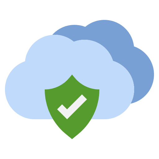 Protection cloud computing protection security icon Protection cloud computing protection security icon