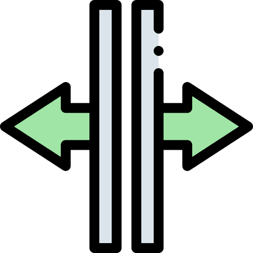 Resize facing arrows fullscreen resize icon Resize facing arrows fullscreen resize icon