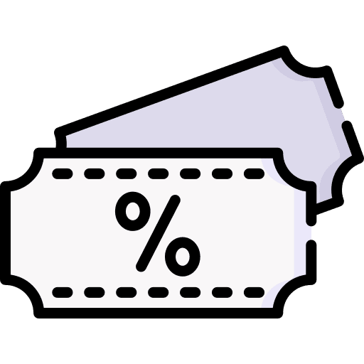 Coupons voucher coupon commerce and shopping icon